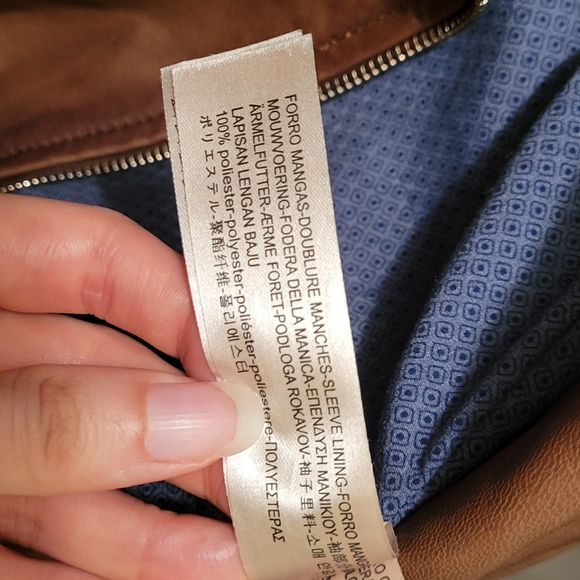 Massimo Dutti genuine leather moto jacket in size XS. - Picture 16 of 16